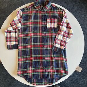 Gap Kids Plaid Sleep Shirt